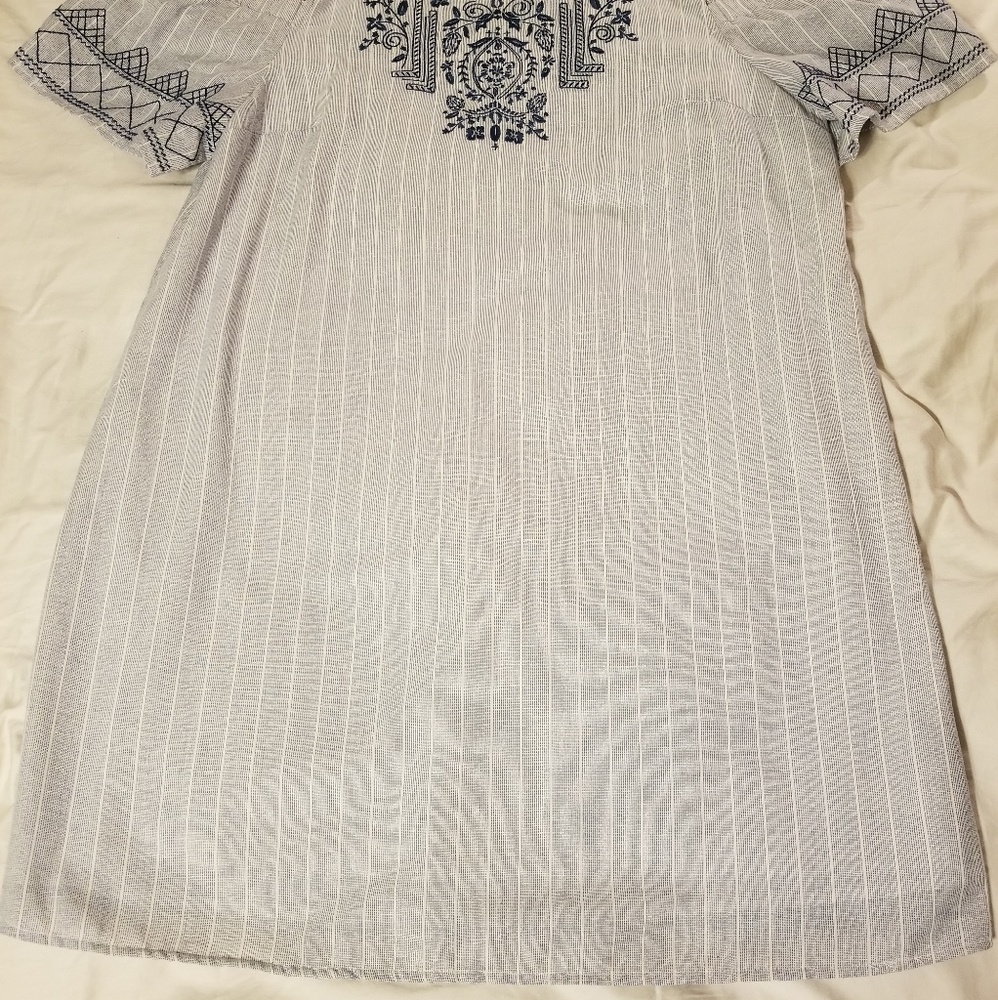 Cute dress hits at the knees size xxl blue